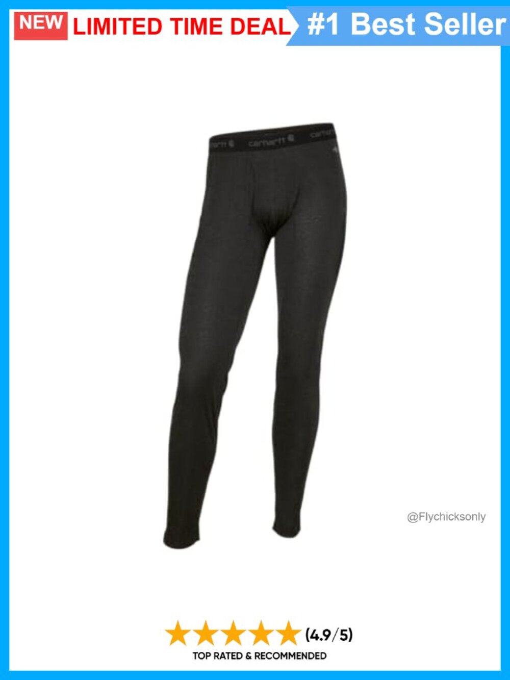 Men's Force Midweight Stretch Base Layer Pants Thermal Performance